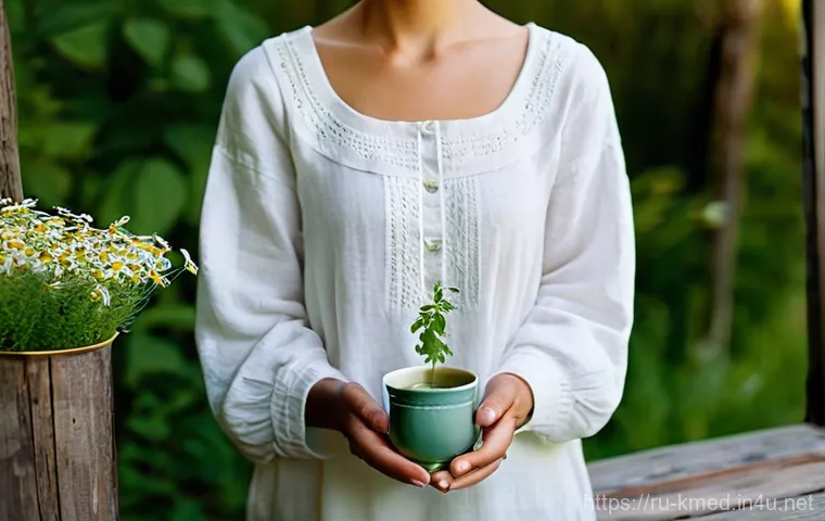 한의학과 자연 치료법 - **Prompt 1: Herbal Serenity and Healing**
A cozy indoor setting bathed in warm, soft natural lig...